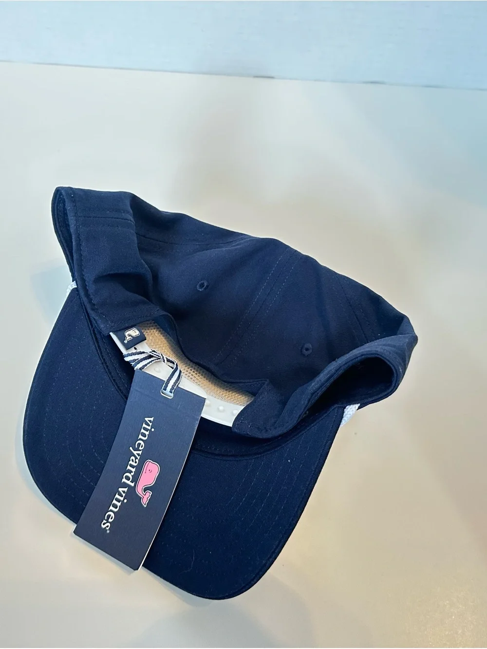 Vineyard Vines Offshore Panel Canvas Snapback Hat NWT Navy Rope Cap